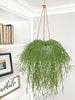 Artificial Hanging Fake Greenery Potted Ceramic Planter for Home Wall Indoor Outdoor Decor