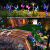 Solar Garden Lights 6Pcs Solar Butterfly Outdoor Waterproof Lights Garden Decorative Lights Butterfly Decorative Lights Waterproof Multi-Color Changing Solar Powered LED Garden Lights